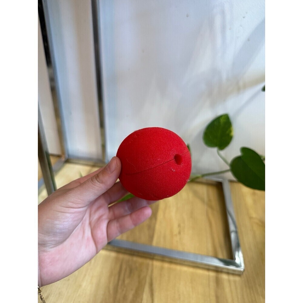 Red Rudolph the red nosed reindeer nose costume accessory